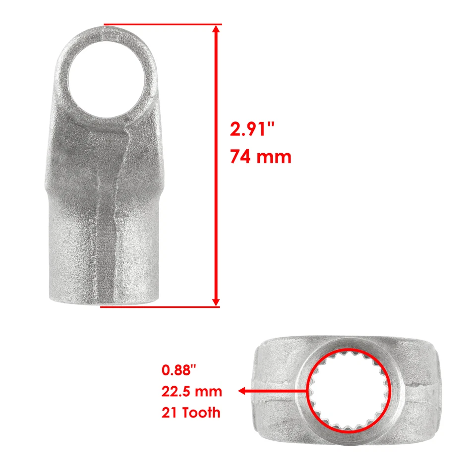 Yugo del eje de transmisión trasero con junta en U para Yamaha Virago 920 XV920 1982 1983 Foto 3 de 4