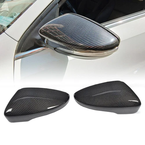 Carbon Fiber Mirror Cover Cap for VW Passat CC Scirocco Beetle Jetta Replacement