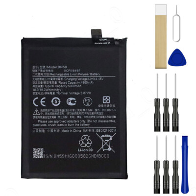 BN59 Replacement Battery For Xiaomi Poco M5s 4G LTE GSM,Note 10,Note 10S