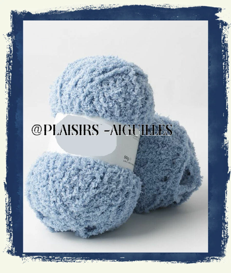 Lot De 10 Pelotes De Laine PHILDAR DOUCE - Couleur Châtaigne - Polyester - Aiguilles 5