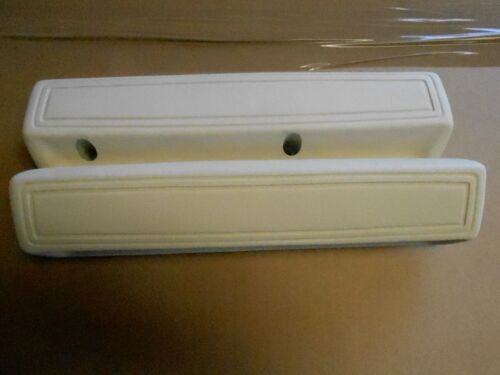 fits 68 69 70 Charger Arm Rest Pads White Armrest - Picture 1 of 1