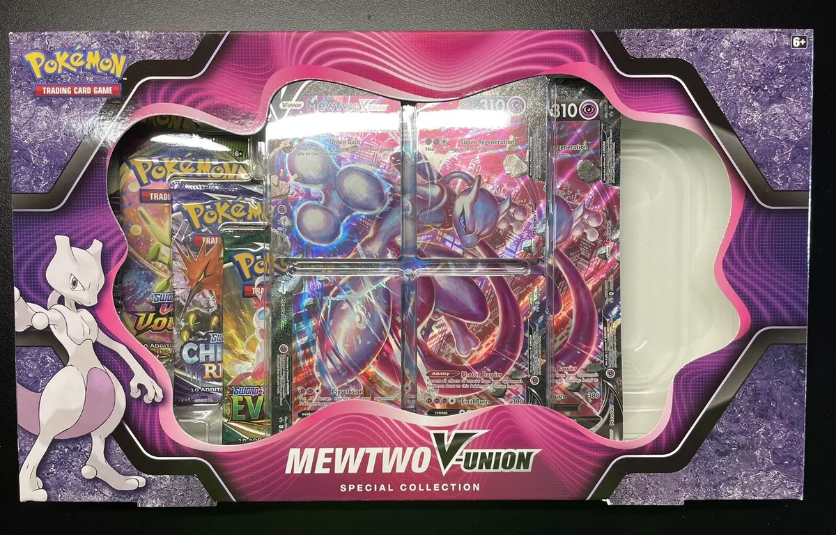 Pokémon TCG ESPECIAL: UNBOX SUPER PREMIUM COLLECTION MEW E MEWTWO