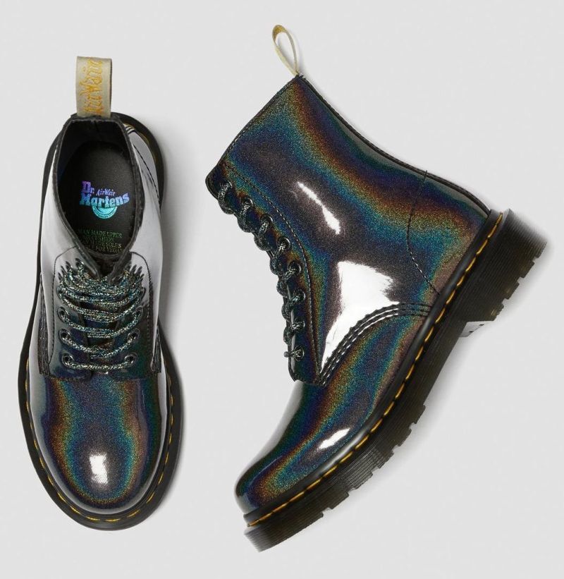 Dr Martens 8 Hole 1460 Pascal Vegan Gunmetal Prysm image 8