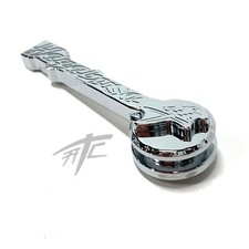 HAYABUSA CHROME DIAMOND CUT RIGHT SIDE EXHAUST PLUG 2008-2012 SUZUKI HAYABUSA