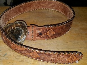 eagle leather belt