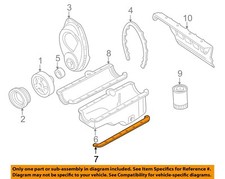 GM OEM 86-02 Blazer Engine Engine Parts-Oil Pan Reinforcement 12553059