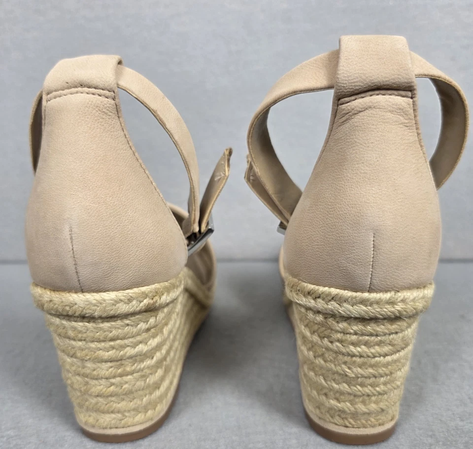 Кожаная эспадрилья на танкетке Enzo Angiolini Petrina бежевая - Изображение 2 из 4