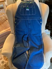 Bib Overalls - VTG Mens Liberty Denim 34x30 Blue Work Farm Outdoor USA
