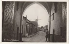 ZIERIKZEE. Doorkijk Nobelpoort. Oude gebruikte Ansichtkaart.