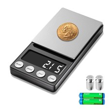 Digital Coin Scale, Gram Scale 0.01G Accuracy for Coin Collectors, Bank Tellers