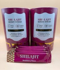 SHI-LAJIT Strawberry Honey Sticks Energy Support Organic Honey 66 Sticks