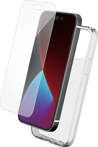 Coque Silicone Transparente + Verre Trempé Pour IPhone 12 à 15 Pro Max - Protection Neuve