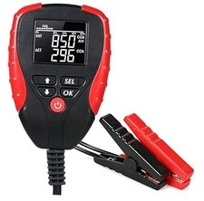 12V Car Battery Tester, Auto Battery Load Analyzer with LCD Display - Test red
