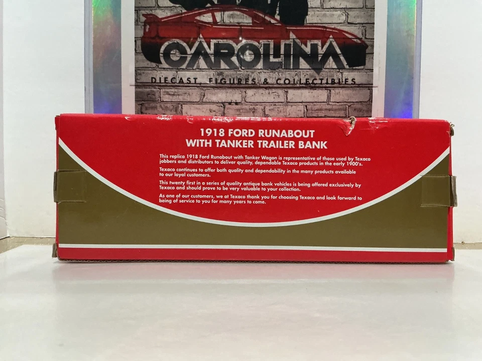 ERTL COLLECTIBLES 1/25 SCALE - 1918 FORD RUNABOUT WITH TANKER TRAILER BANK - Image 3 of 4