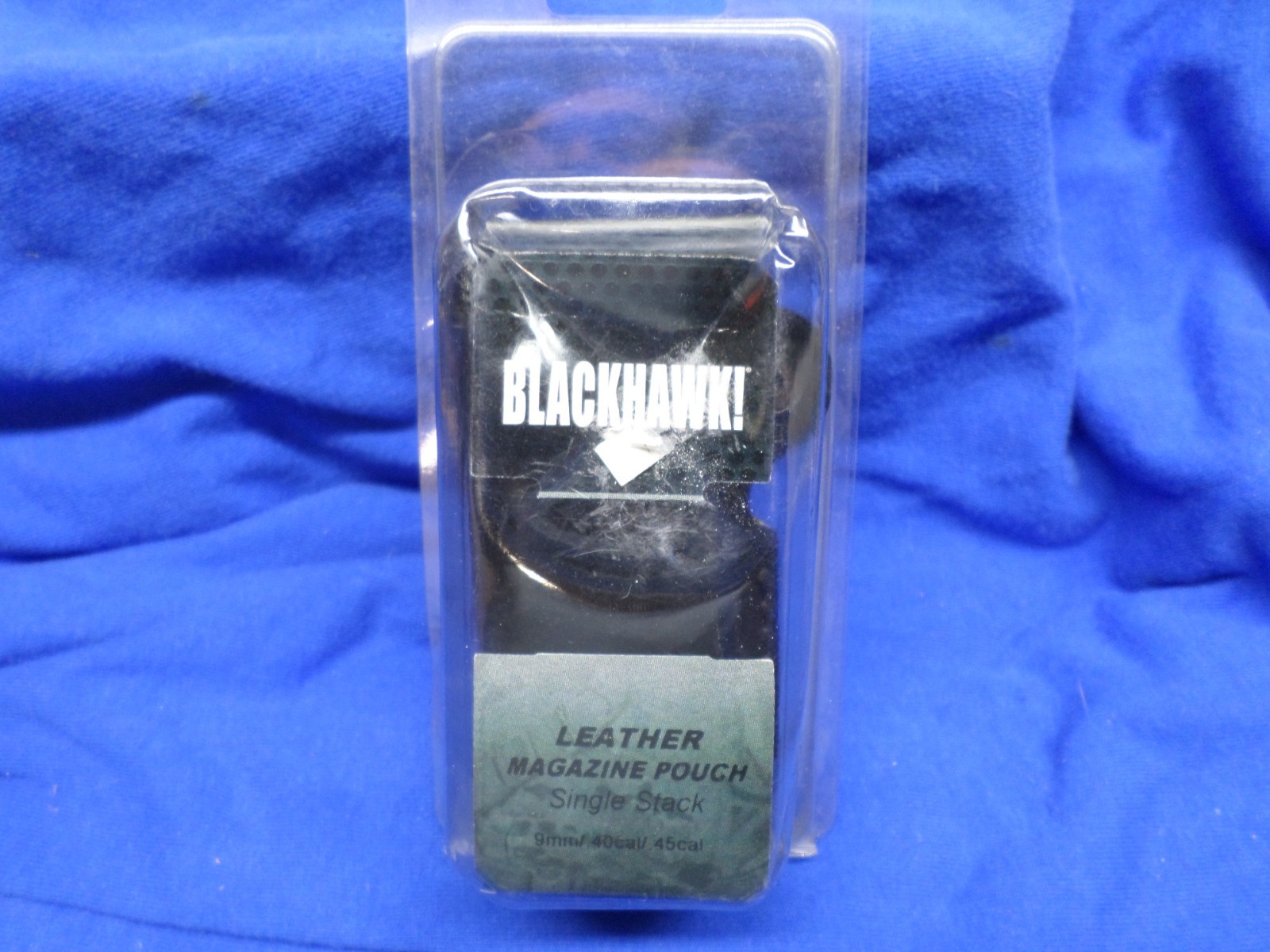 BLACKHAWK Leather Magazine Pouch Single Stack 9mm .45 .40 Cal 420900BK