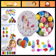12pcs Kids Bath Bombs with Surprise Toys, Handmade Organic Bubble Fizzies, Gift