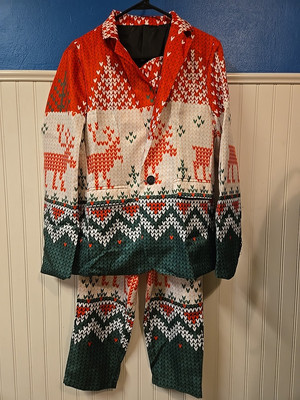 Holiday Themed Sport Coat And Pants 