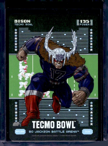 2026 Bo Jackson Battle Arena Bison #BF185 Tecmo Bowl 135 Power JOSH ALLEN