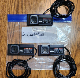 Sega Master System & Controls, Light Phasers, Cords, 3D Glasses, & Games -Tested