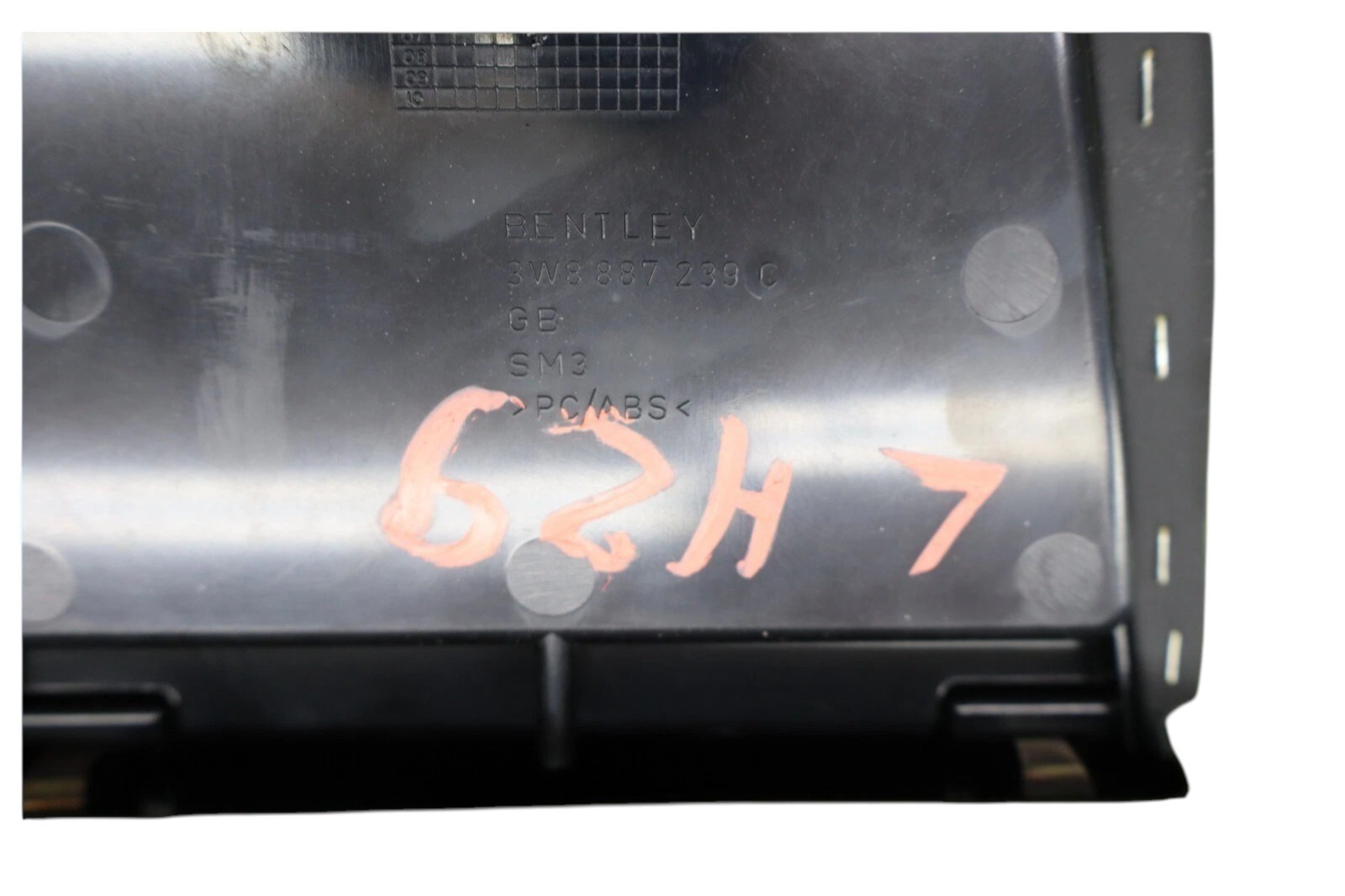 03-10 Bentley Continental GT Coupe Rear Left Interior Shelf Cover Trim Black Oem