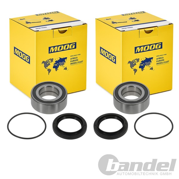 2X Moog RADLAGER-SATZ Radlagersatz Hinten Passend FüR Ford Transit-image