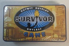RARE Survivor The Game - Metal Tin Edition (2005) Outwit Outplay Outlast