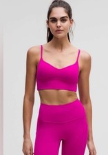 Lululemon Align Sweetheart Bra Light Support A/B Cup Size 6 Ripened Raspberry