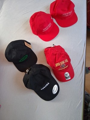 Verschiedene Basecapen  2AURORA Schwarz, 2 aaaa Nissy Caps, 1 Super B., 2 Mach G