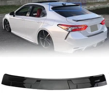Glossy Black Rear Window Roof Spoiler For Toyota Camry LE SE XSE XLE 2018-2024