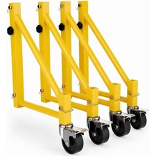 4Pack Scaffolding Outriggers with 5" Swivel Casters 1000lbs Baker-Style Scaffold