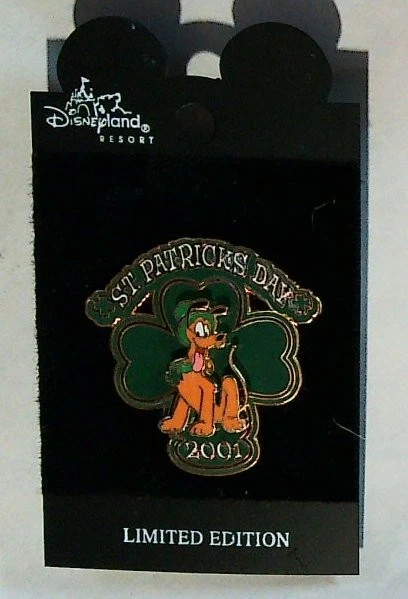 Pluto 2001 Disney Theme Park Pins, Patches & Buttons (1968-Now
