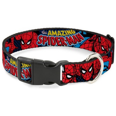 MARVEL COMICS Plastic Clip Collar Amazing Spider-Man Small 9.5-13''