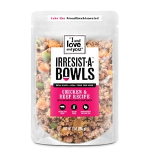 " Irresist-A-Bowls Wet Dog Food, Chicken and Duck Recipe, Ready to Serve, Gra...
