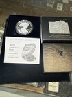 2023-W $1 Proof American Silver Eagle in Box w/ COA