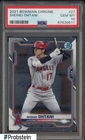 ​Shohei Ohtani 2021 Bowman Chrome Card #27 PSA 10 GEM MT
