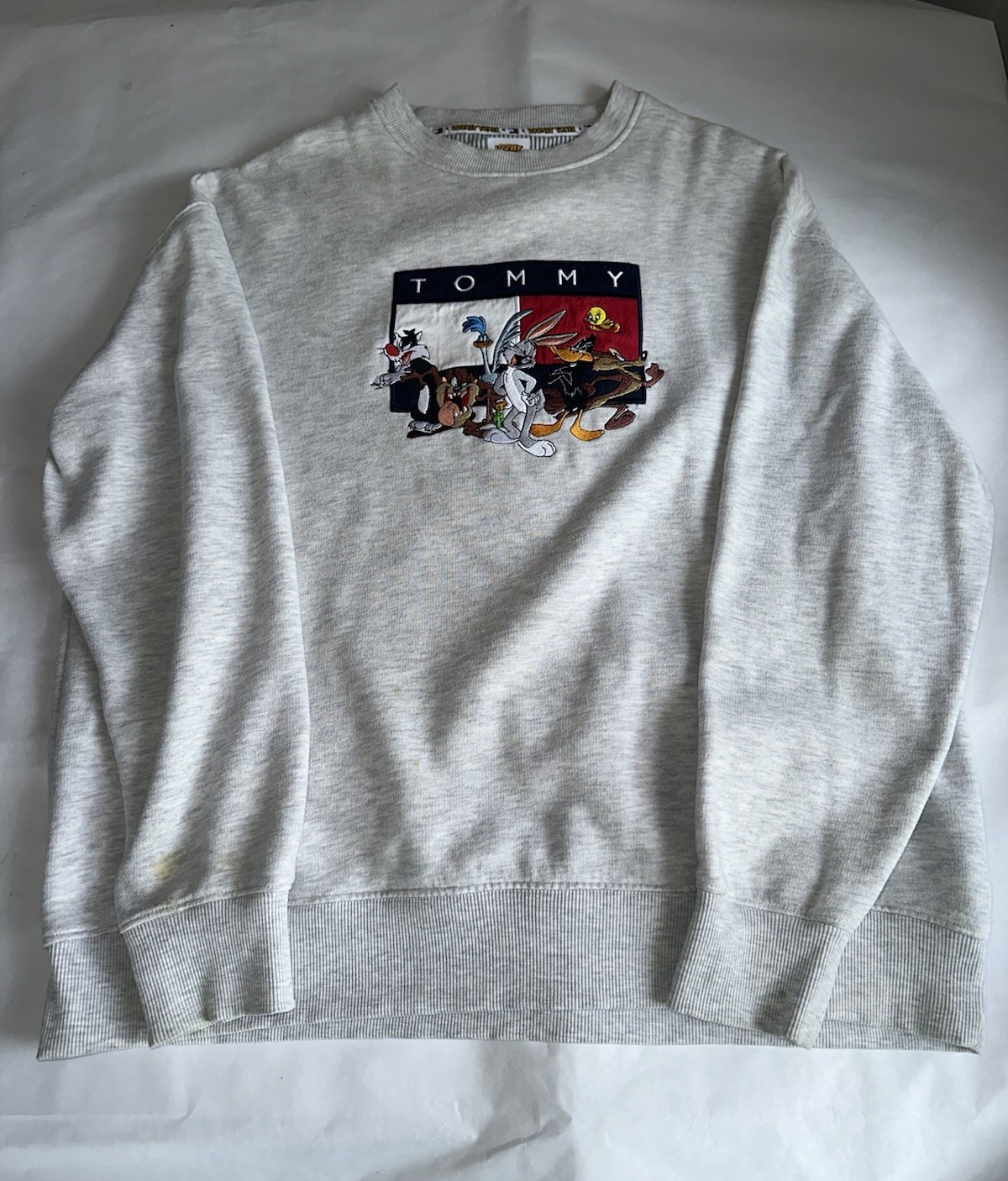 Tommy Jeans x Looney Tunes Gray Fleece Sweatshirt Men