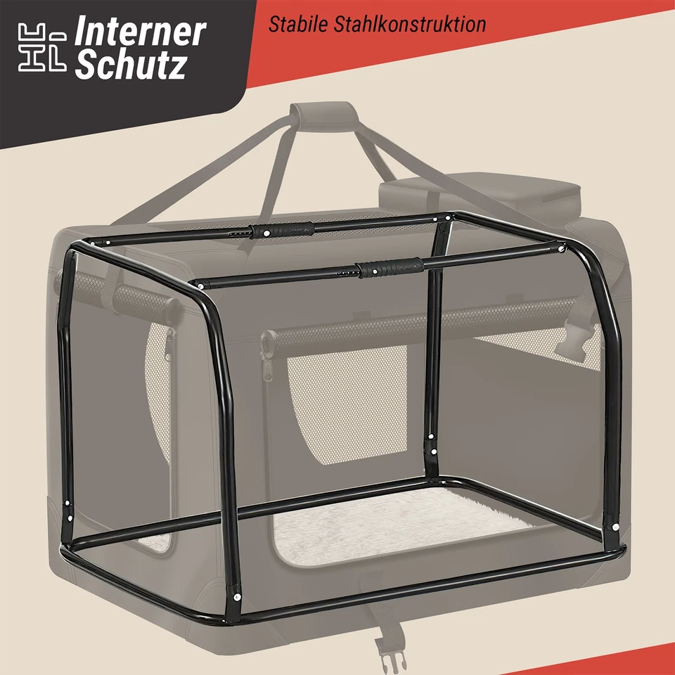 Faltbare Hundetransportbox Faltbox Hundebox Transportbox Für Hunde Transport - Bild 3 von 4