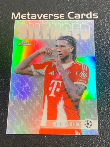 2025-26 Topps Chrome UCC Silenged Michael Olise FC Bayern