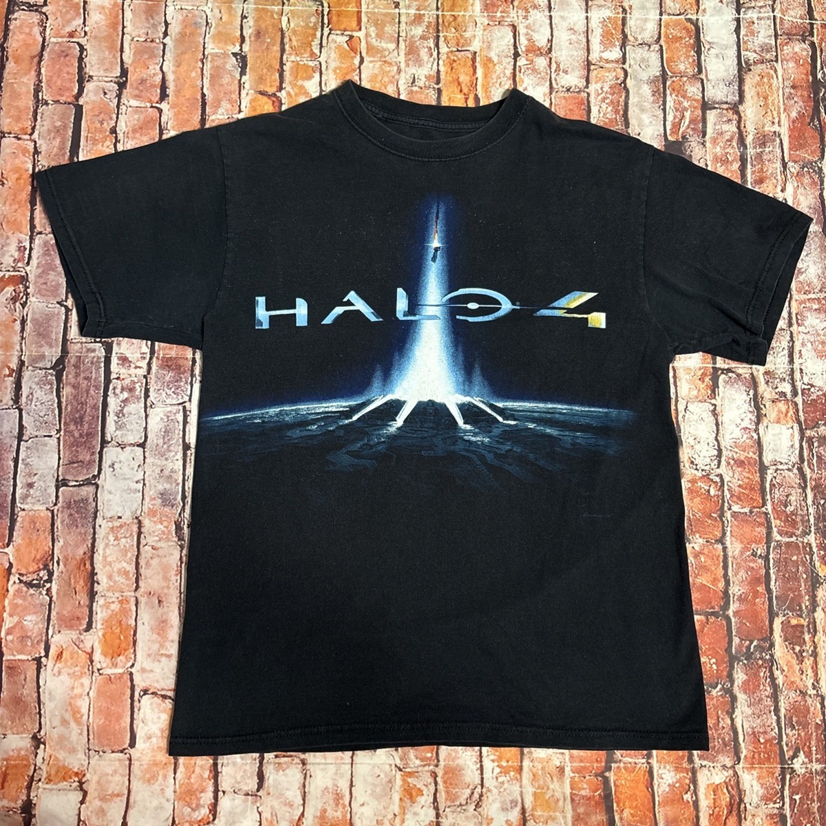 HALO 4 Video Game Promo Microsoft Xbox 360 Promo T-Shirt Adult