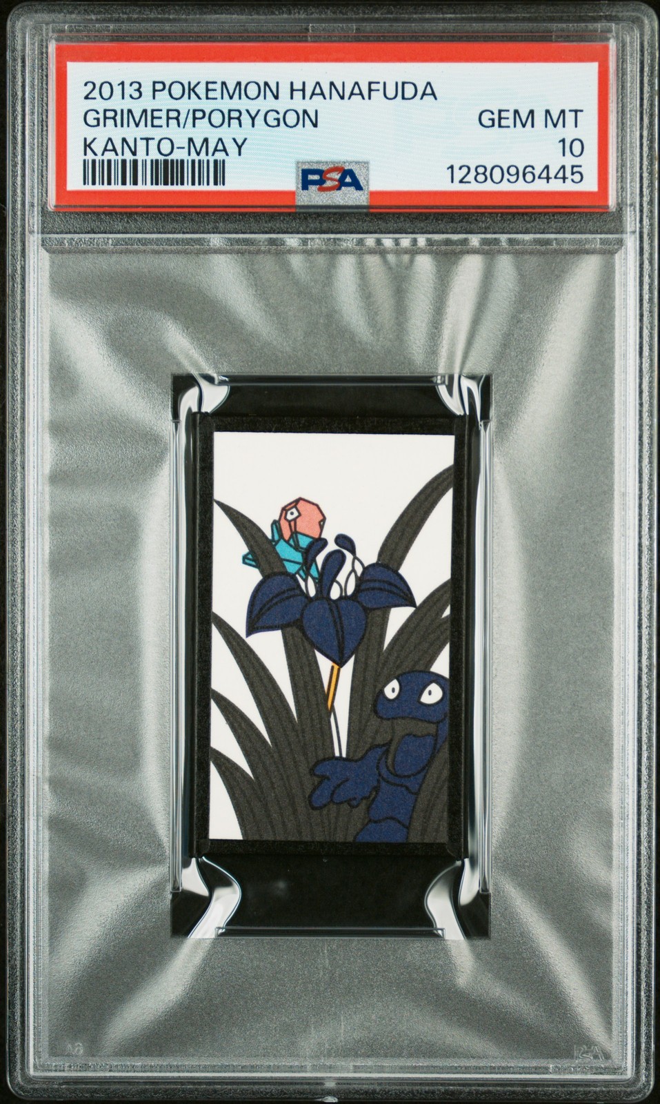 2013 POKEMON HANAFUDA KANTO MAY GRIMER/PORYGON PSA 10