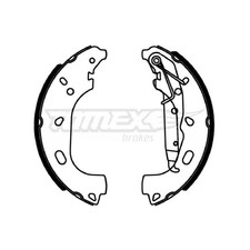 Bremsbackensatz hinten für Opel Astra H A04 L70 | 24408752