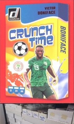 2024-25 Donruss #15 Victor Boniface Crunch Time Red - JL