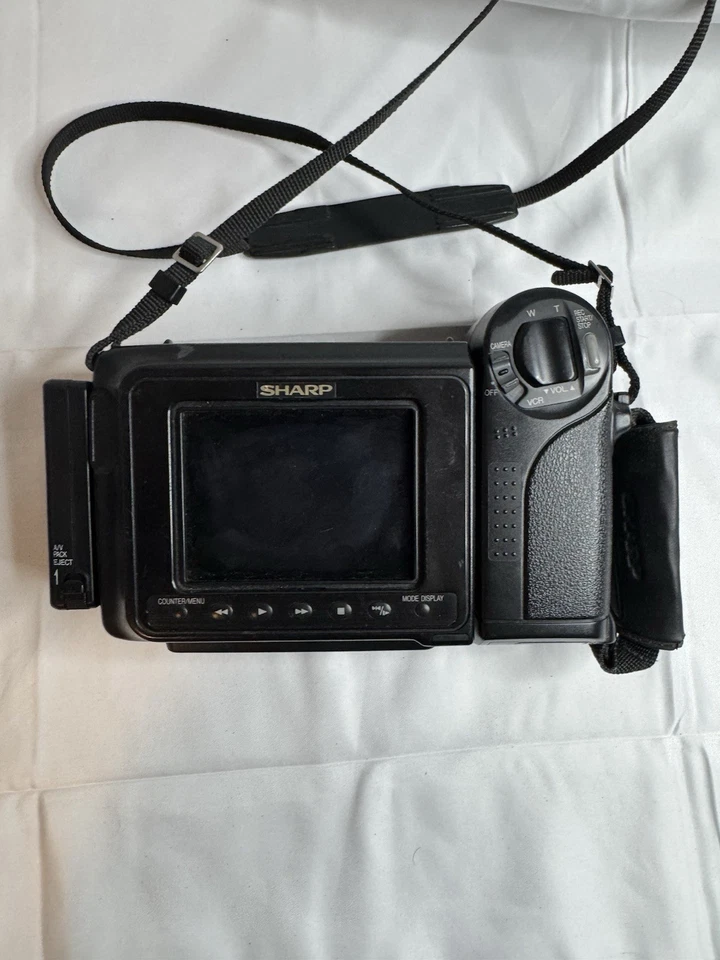Sharp VL-E47U 8mm Viewcam Camcorder w/ Power Adapter  Works, No Battery Vintage - Image 3 of 4