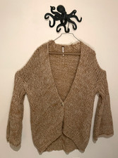Free People Home Town Slouchy Knit Cardigan Sweater Medium