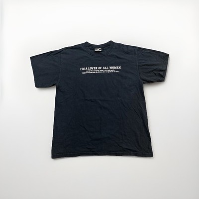 Steve & Barry s Parody Dating Relationship T-Shirt Men s Size Large Blue Y2K 