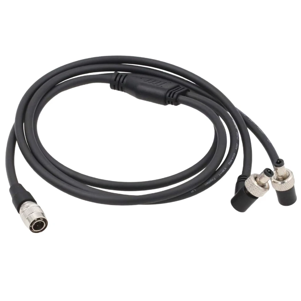 Power Cable for Lectrosonics Receivers Hirose 4Pin Male to Dual Lock DC2.5 Cable - Image 3 of 3
