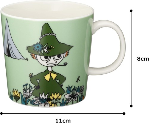 Arabia Mug Green 300ml MOOMIN Snufkin ARB801-1015561 300ml - Picture 7 of 7