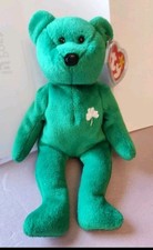 Ty Beanie Baby Erin the Irish Bear 1997 with Errors Rare Collectable 