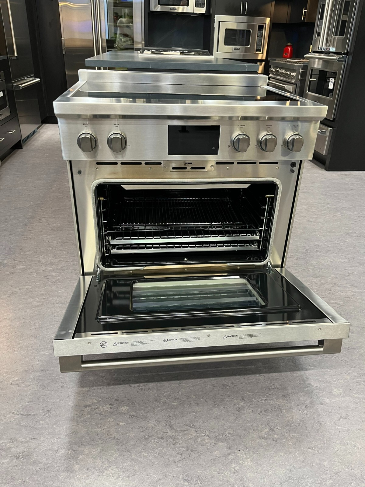 Fisher & Paykel 36 Inch Professional Induction Range In Stainless Steel