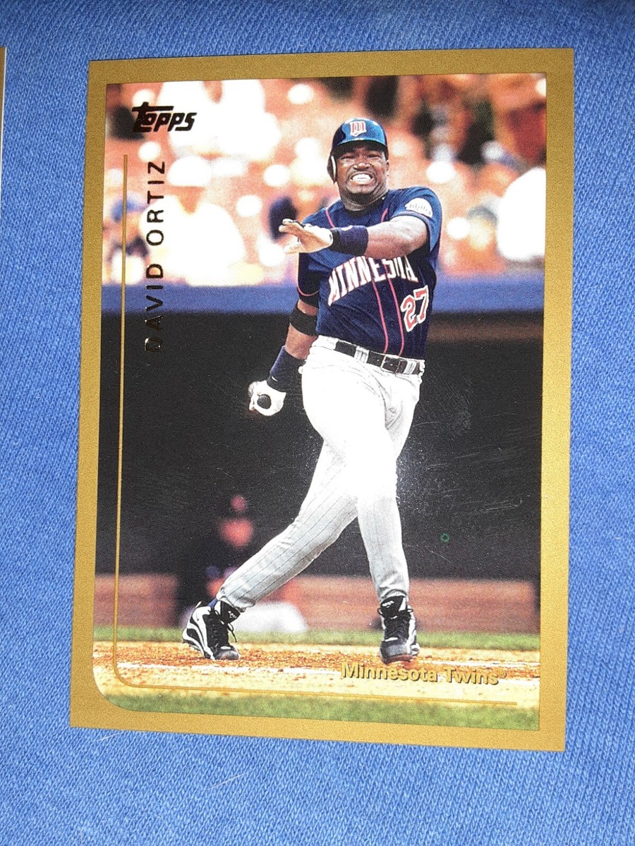1999 Topps David Ortiz #291 Minnesota Twins BIG POPPI BOSTON RED